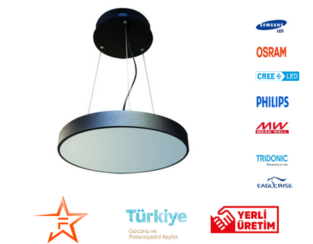 DEKORATİF LED HALKA DAVUL LİNEER AYDINLATMA
