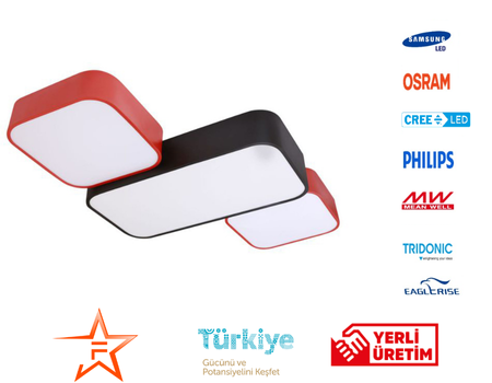 DEKORATİF LED KARE DAVUL LİNEER AYDINLATMA