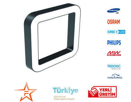 DEKORATİF LED KARE LİNEER AYDINLATMA